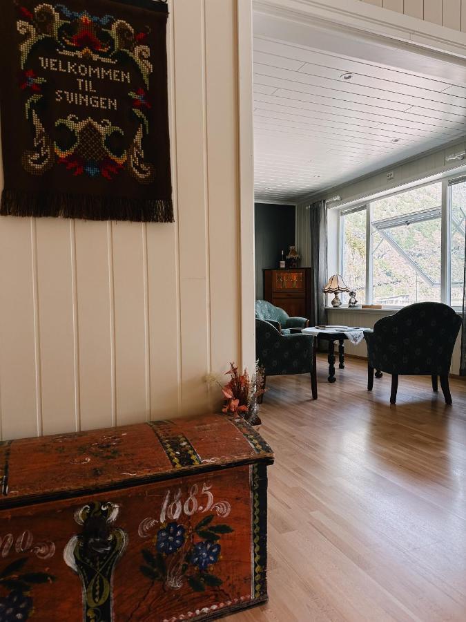 Svingen Guesthouse - Panoramic Fjord Views In Flåm Dış mekan fotoğraf